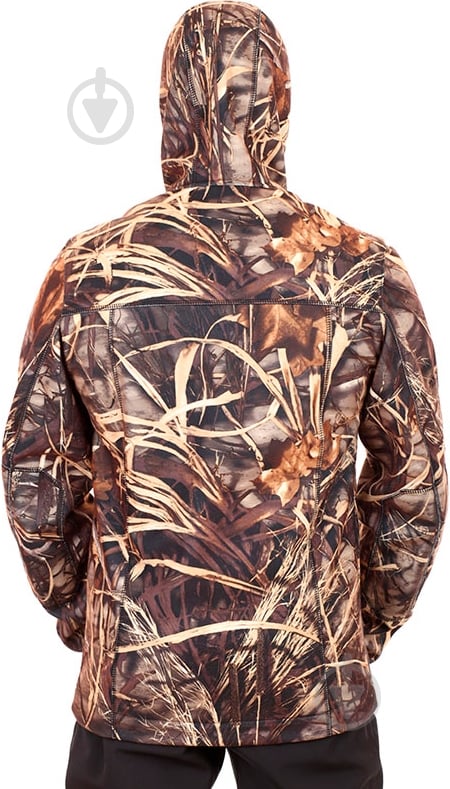 Куртка чоловіча демісезонна Klark-KV SOFT-SHELL Очерет р.L камуфляж - фото 3 Куртка чоловіча демісезонна Klark-KV SOFT-SHELL Очерет р.L камуфляж - фото 3