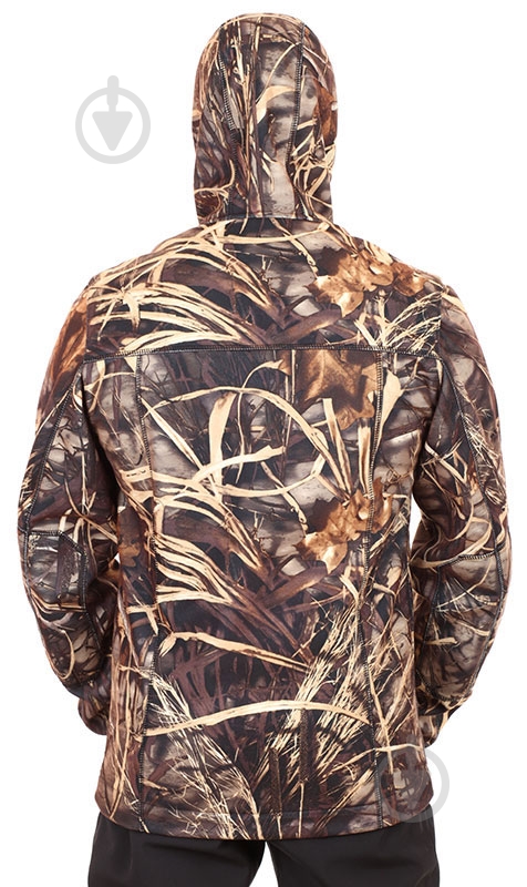 Куртка чоловіча демісезонна Klark-KV SOFT-SHELL ОЧЕРЕТ р.XL камуфляж - фото 3