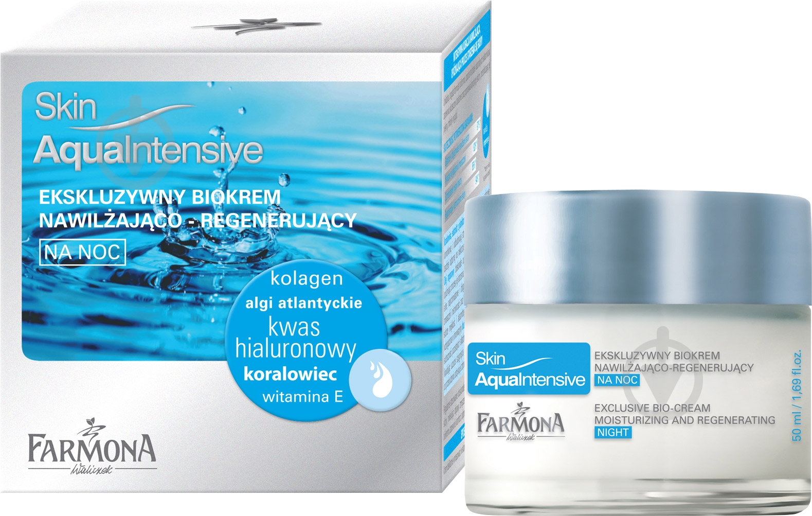 Крем для лица ночной Farmona Skin AquaIntensive 50 мл - фото 1 Крем для лица ночной Farmona Skin AquaIntensive 50 мл - фото 1