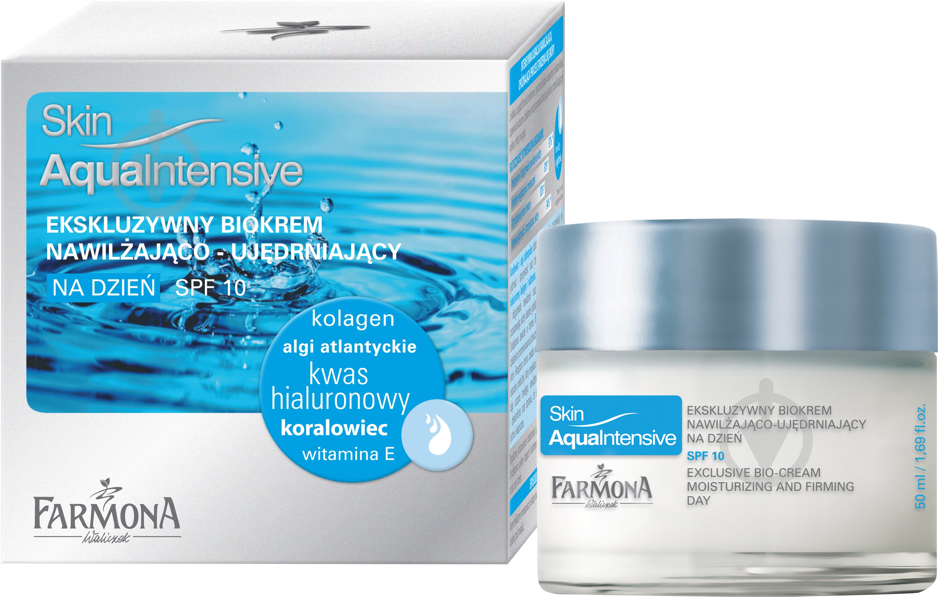 Крем для обличчя денний Farmona Skin AquaIntensive 50 мл - фото 1 Крем для обличчя денний Farmona Skin AquaIntensive 50 мл - фото 1