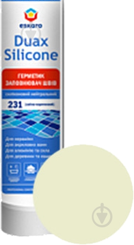Герметик силіконовий Eskaro Duax Silicone №228 пісочний 300 мл - фото 2