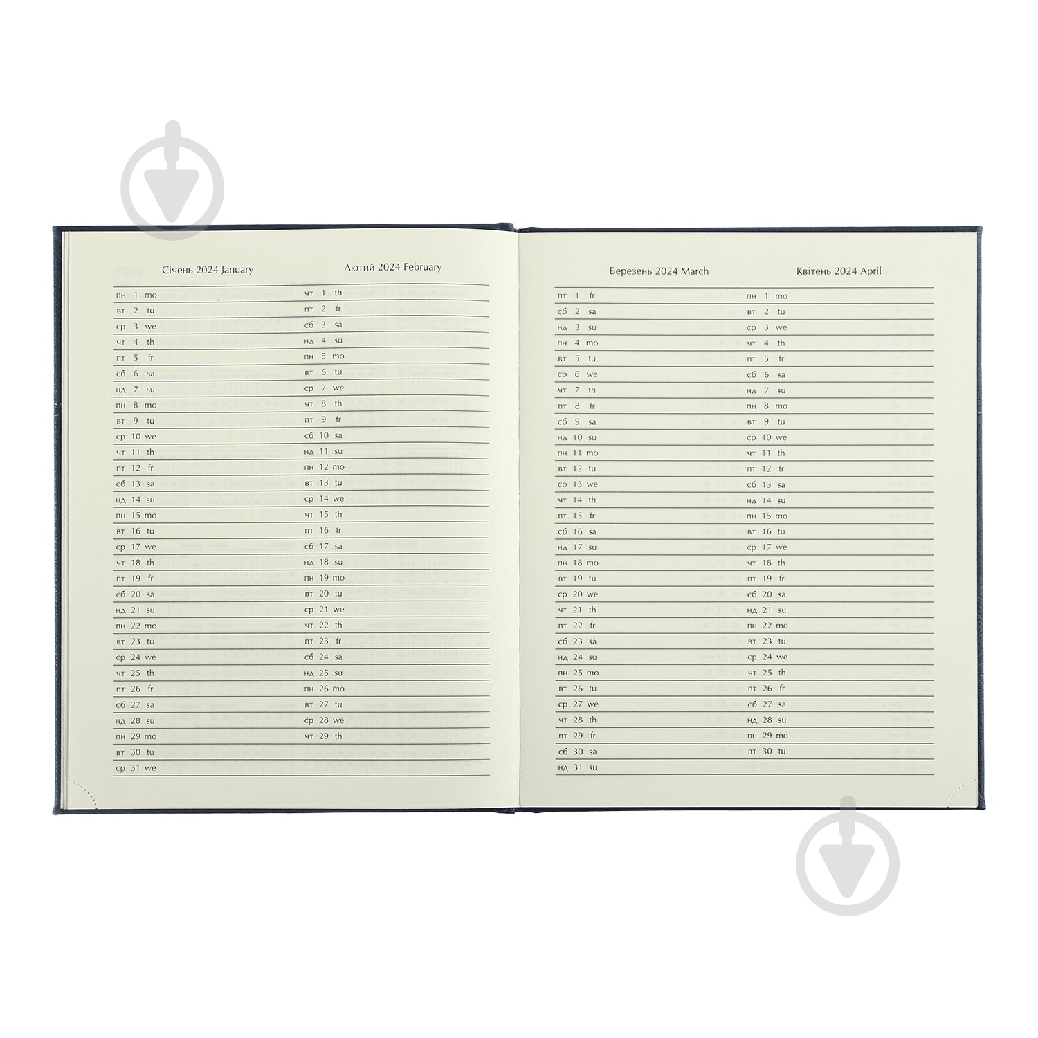 Еженедельник датированный ORION A4 светло-коричневый Buromax A4 2025 светло-коричневый - фото 11