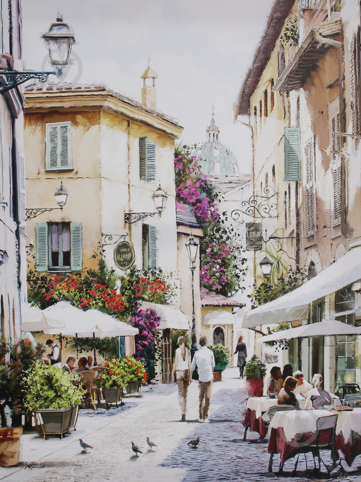 Картина Cafe stroll 60x80 см Styler - фото 1 Картина Cafe stroll 60x80 см Styler - фото 1