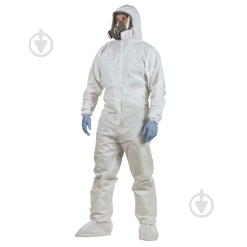 Комбінезон захисний ВeSafePro Master (PP+microPE) р. M зріст 1-2 01-40 білий - фото 1