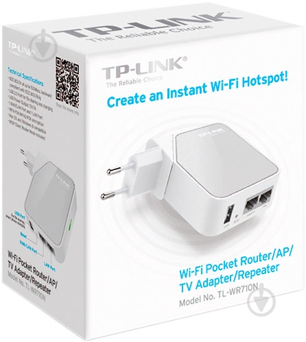Wi-Fi-роутер TP-Link TL-WR710N - фото 7
