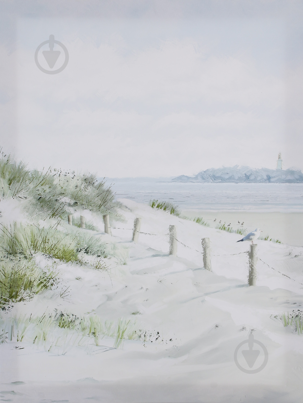 Картина White sand 60x80 см Styler - фото 1 Картина White sand 60x80 см Styler - фото 1