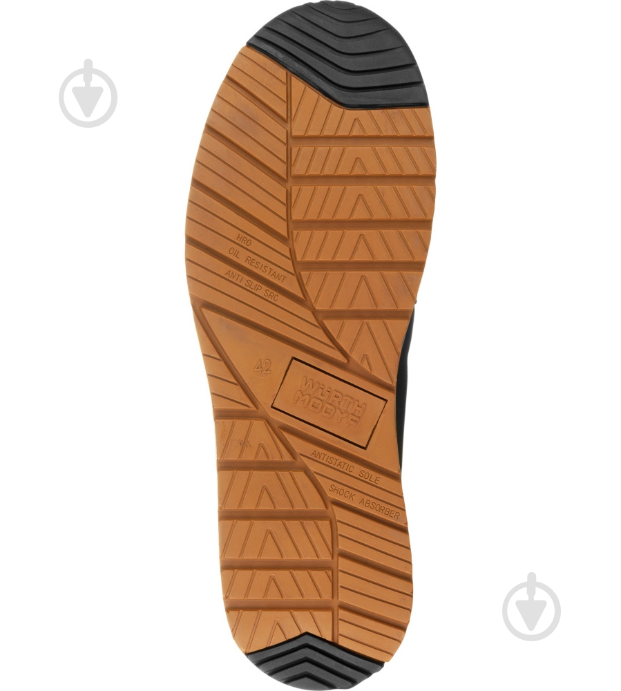 Ботинки рабочие WURTH MODYF с композитним подноском VULCAN HRO р.42 M422191042 черный - фото 2