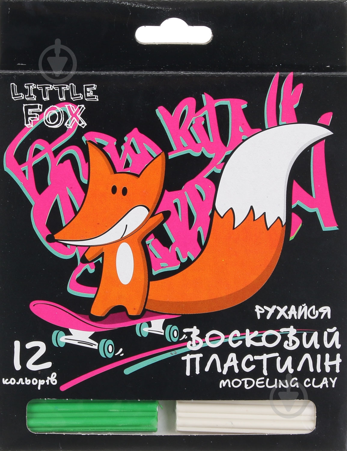 Пластилин восковый Fox 12 цветов - фото 1 Пластилин восковый Fox 12 цветов - фото 1