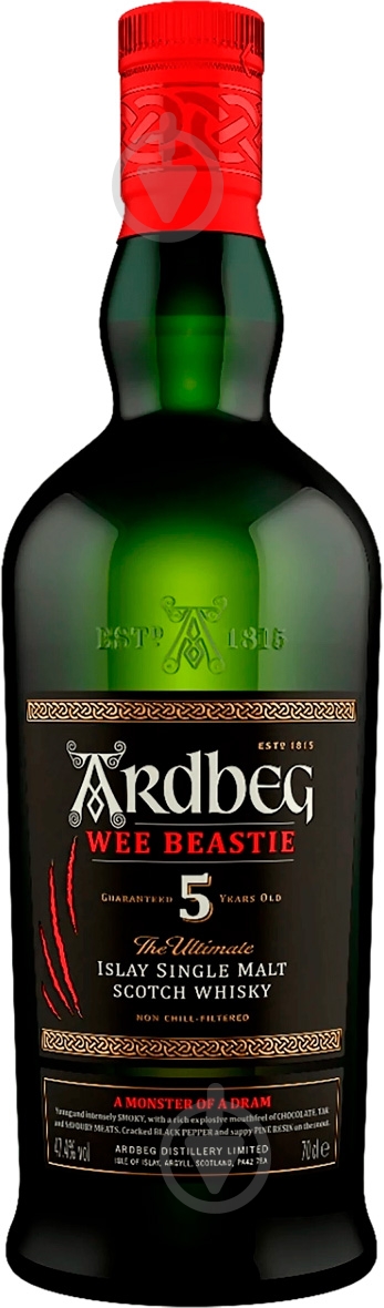 Виски Ardbeg Wee Beastie 0,7 л - фото 1 Виски Ardbeg Wee Beastie 0,7 л - фото 1