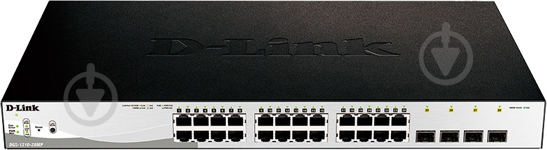 Коммутатор D-Link DGS-1210-28MP - фото 1 Коммутатор D-Link DGS-1210-28MP - фото 1