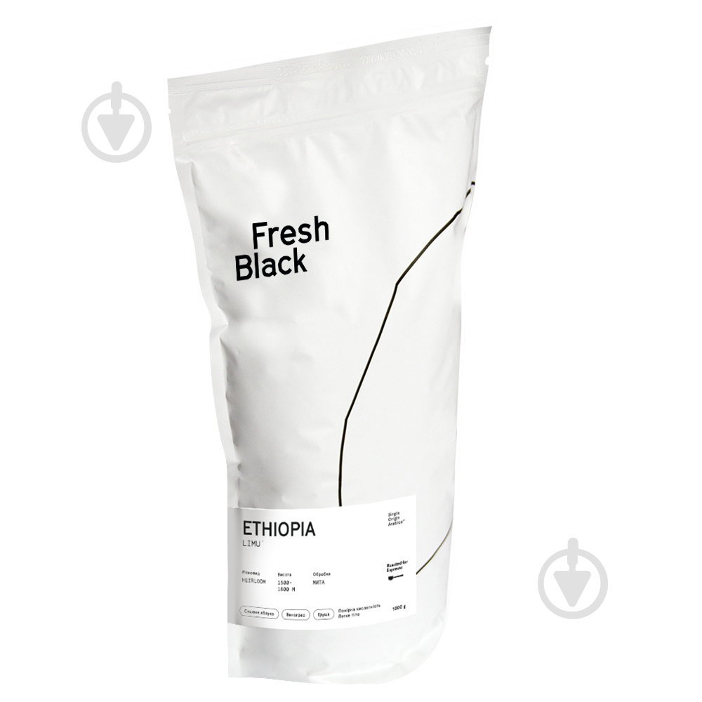 Кофе в зернах Fresh Black Эфиопия 1000 г - фото 1