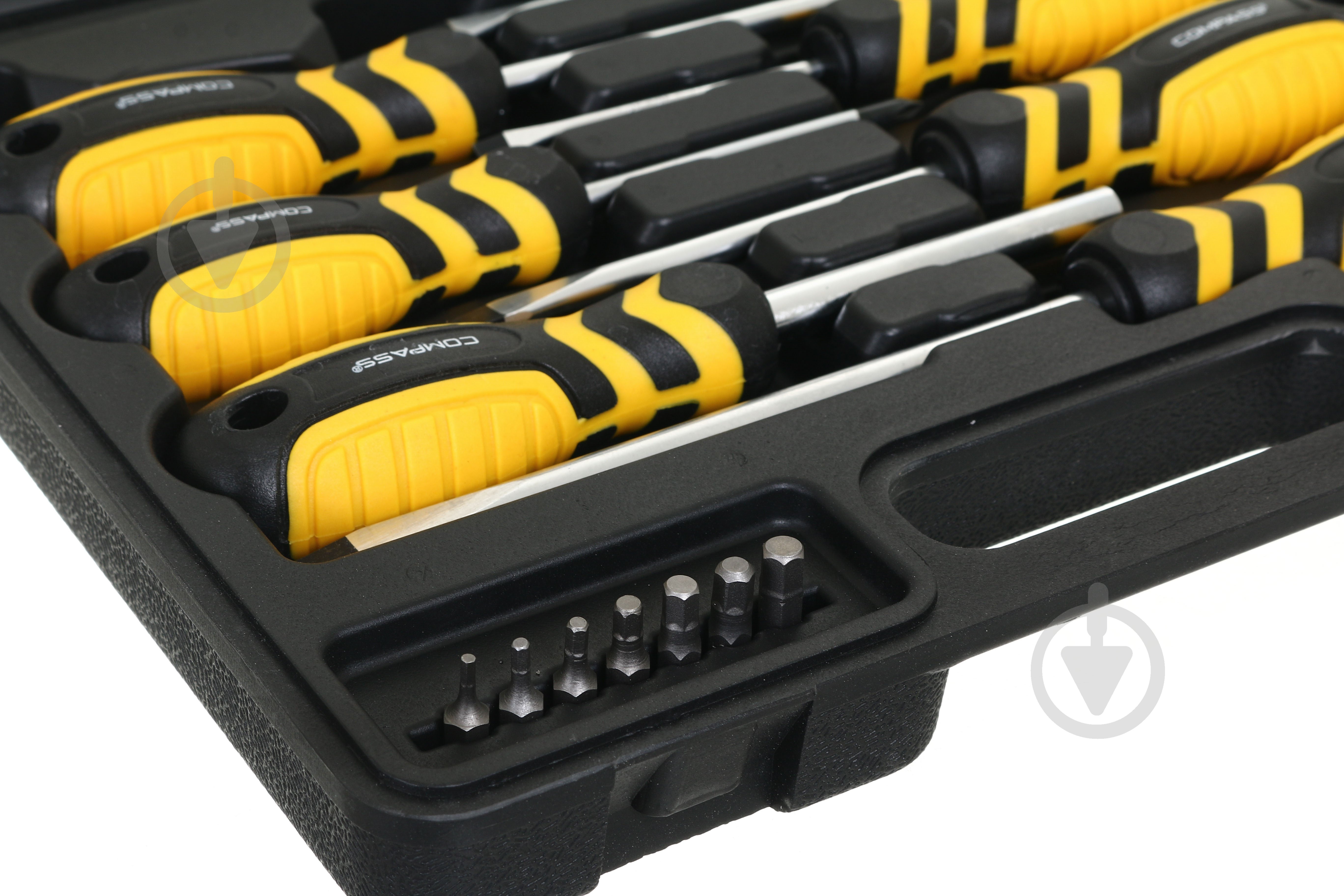 Набор отверток и головок Compass в кейсе 21 предмет EL-CP-21 - фото 4 Набор отверток и головок Compass в кейсе 21 предмет EL-CP-21 - фото 4