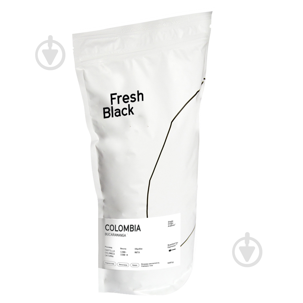 Кофе в зернах Fresh Black Колумбия 1000 г - фото 1 Кофе в зернах Fresh Black Колумбия 1000 г - фото 1