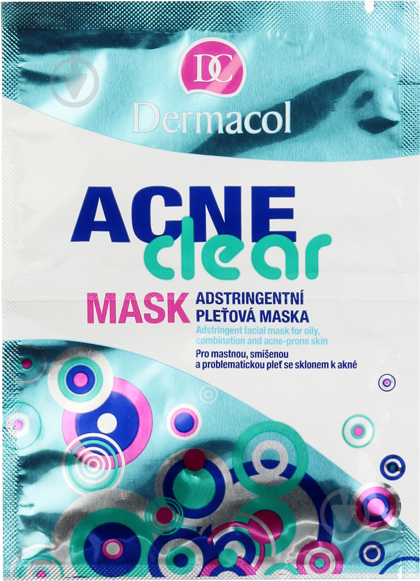 Маска Dermacol Acne Clear очищающая 8 г 2 шт. - фото 1