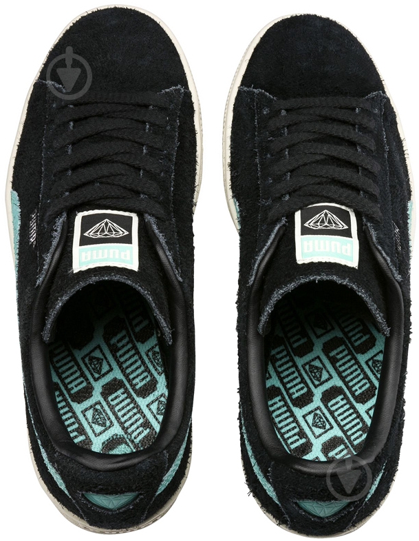 Кроссовки демисезонные Puma Suede DIAMOND 36565001 р.44 черные - фото 2 Кроссовки демисезонные Puma Suede DIAMOND 36565001 р.44 черные - фото 2