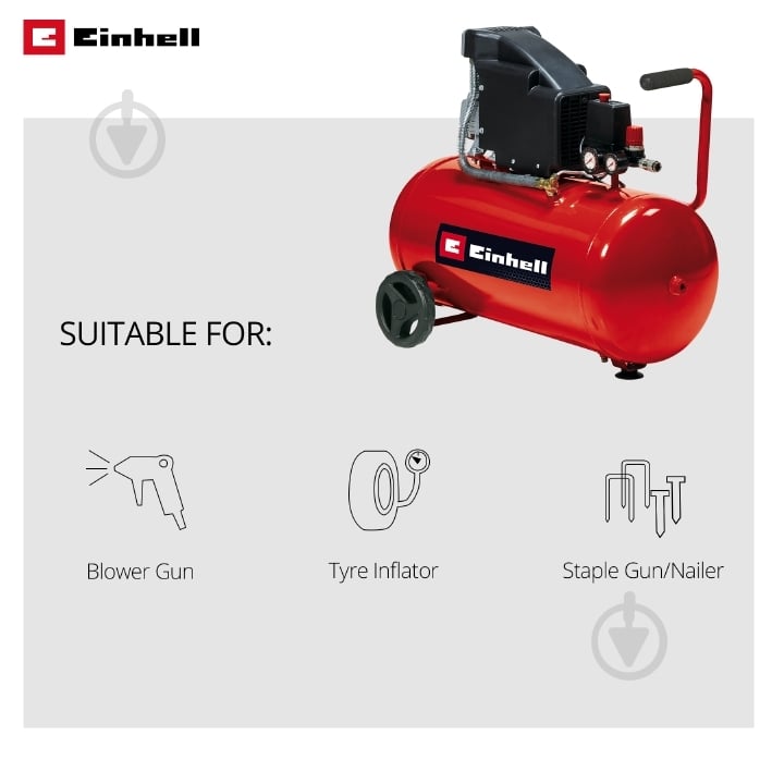 Компрессор Einhell TC-AC 190/50/8 4007332 - фото 3