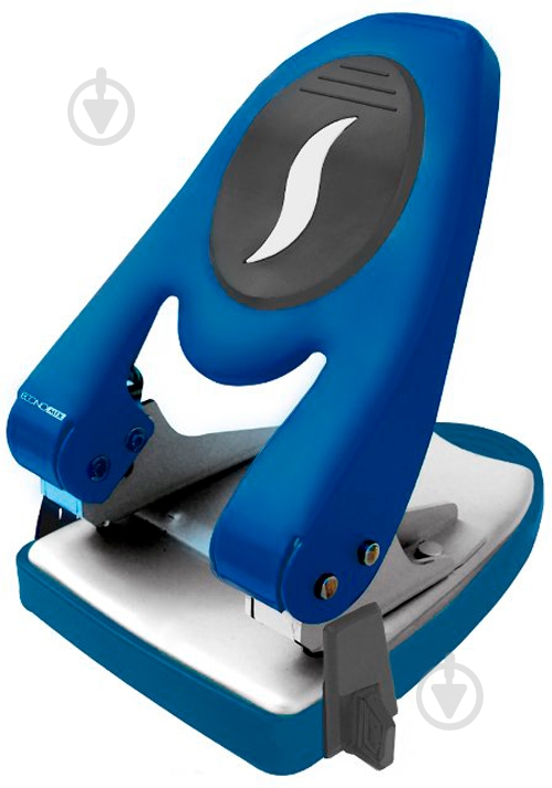 Діркопробивач з лінійкою 60 аркушів E40119 синій Economix - фото 1 Діркопробивач з лінійкою 60 аркушів E40119 синій Economix - фото 1