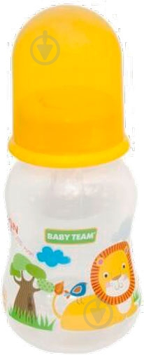 Бутылка детская Baby Team с силиконовой соской в ассортименте 125 мл 1111 - фото 9