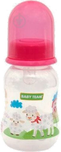 Бутылка детская Baby Team с силиконовой соской в ассортименте 125 мл 1111 - фото 8