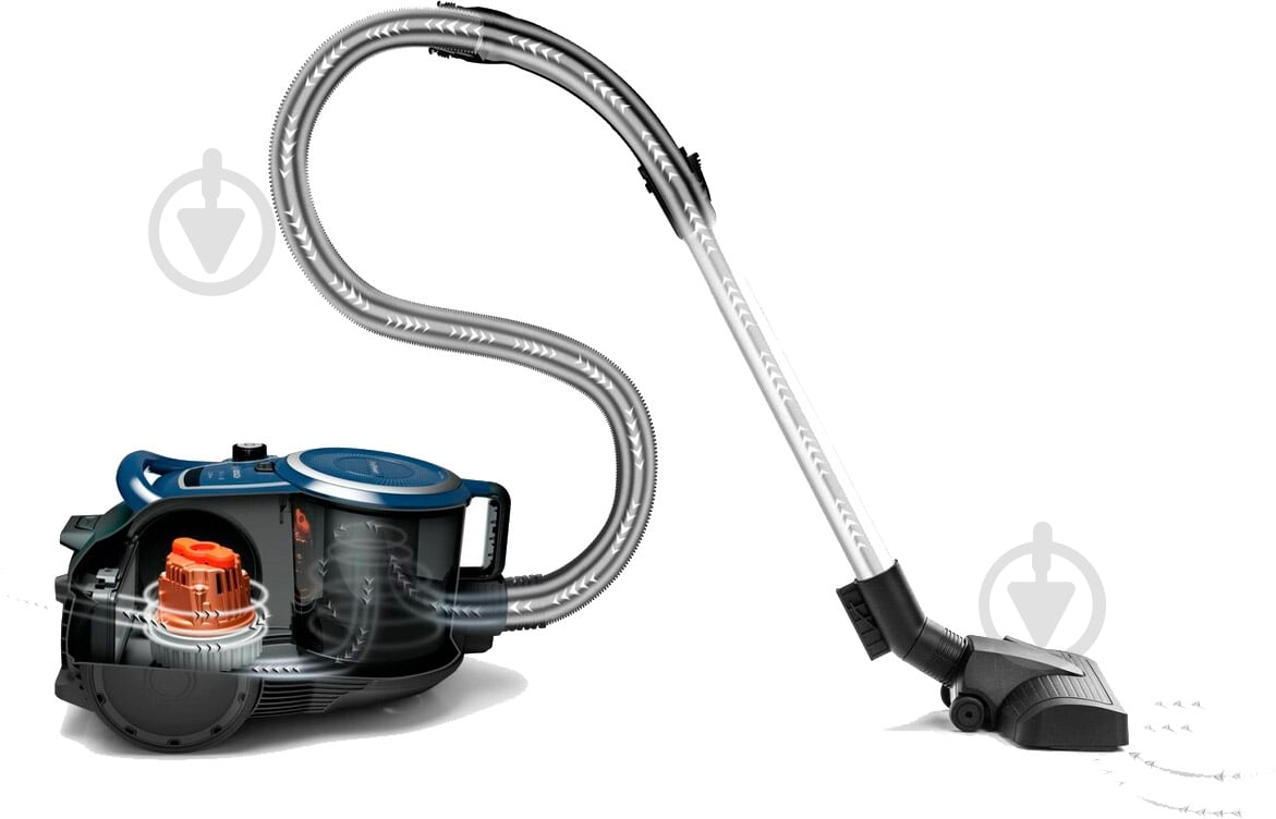 Пылесос Bosch BGS412000 blue - фото 4