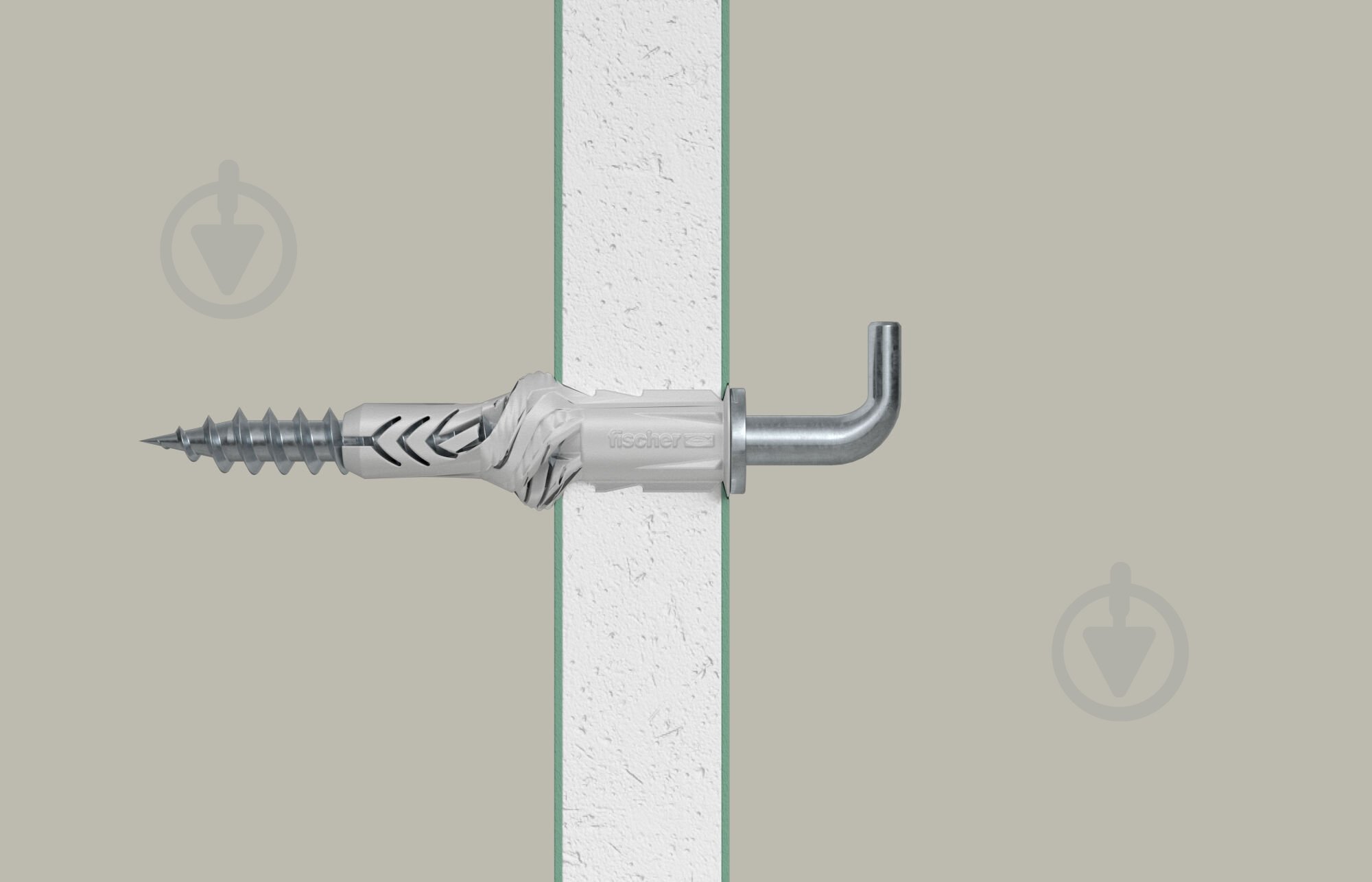 Дюбель універсальний UX без бурта з L-гаком (94410) fischer 8x50 мм 25 шт. (94410) - фото 4 Дюбель універсальний UX без бурта з L-гаком (94410) fischer 8x50 мм 25 шт. (94410) - фото 4