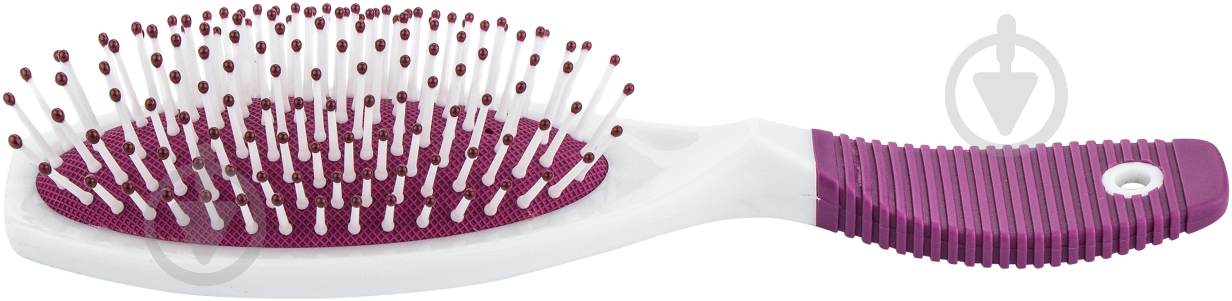 Щетка для волос Inter-Vion 499718 розовыйбелый - фото 2 Щетка для волос Inter-Vion 499718 розовыйбелый - фото 2