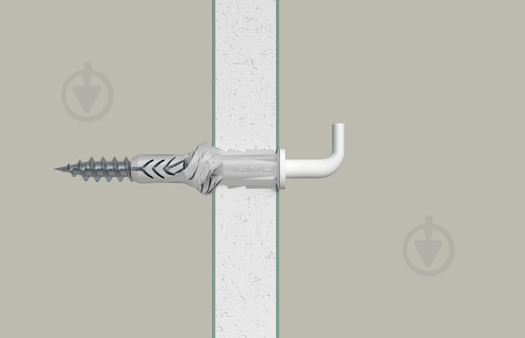 Дюбель універсальний UX без бурта з L-гаком (94413) fischer 8x50 мм 25 шт. (94413) - фото 4 Дюбель універсальний UX без бурта з L-гаком (94413) fischer 8x50 мм 25 шт. (94413) - фото 4