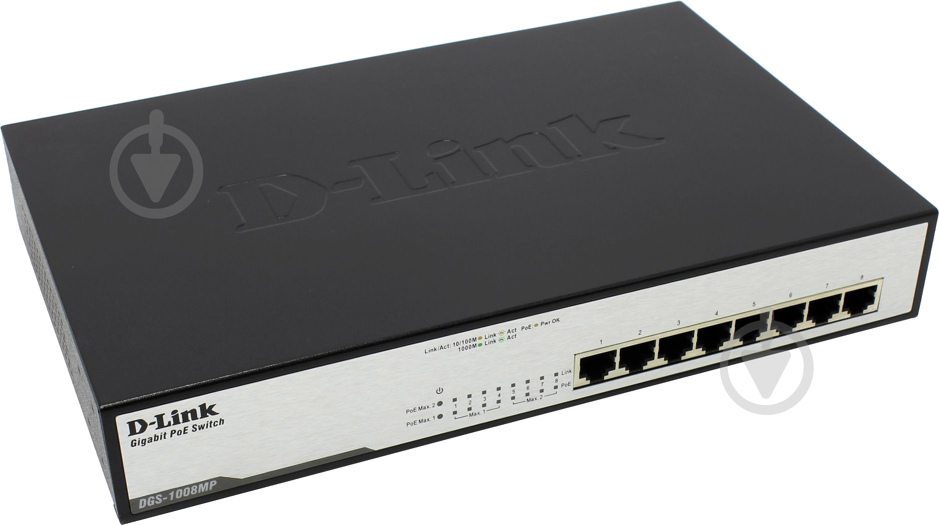 Коммутатор D-Link DGS-1008MP - фото 1