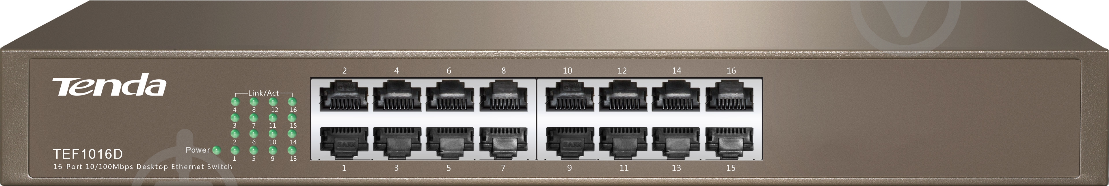 Коммутатор TENDA TEF1016D - фото 1 Коммутатор TENDA TEF1016D - фото 1