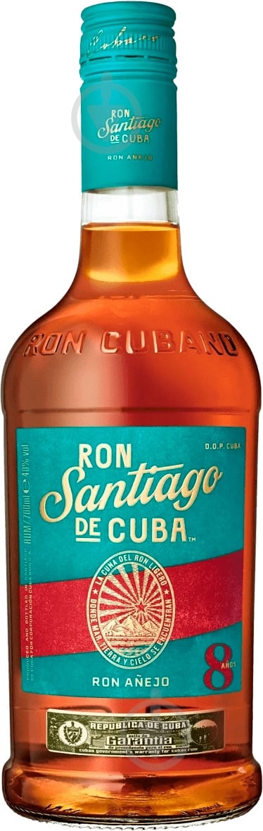 Ром Santiago de Cuba Anejo 0,7 л - фото 1