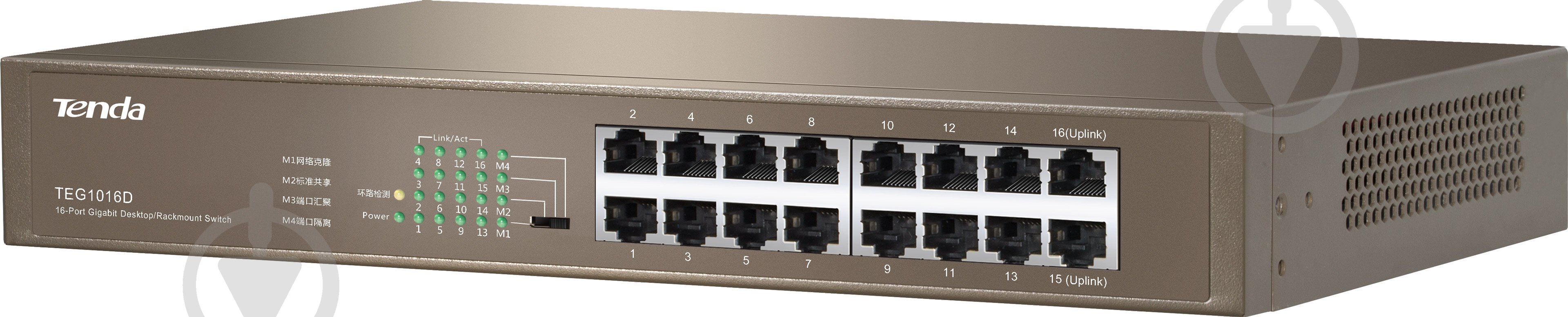 Комутатор TENDA TEG1016D - фото 3