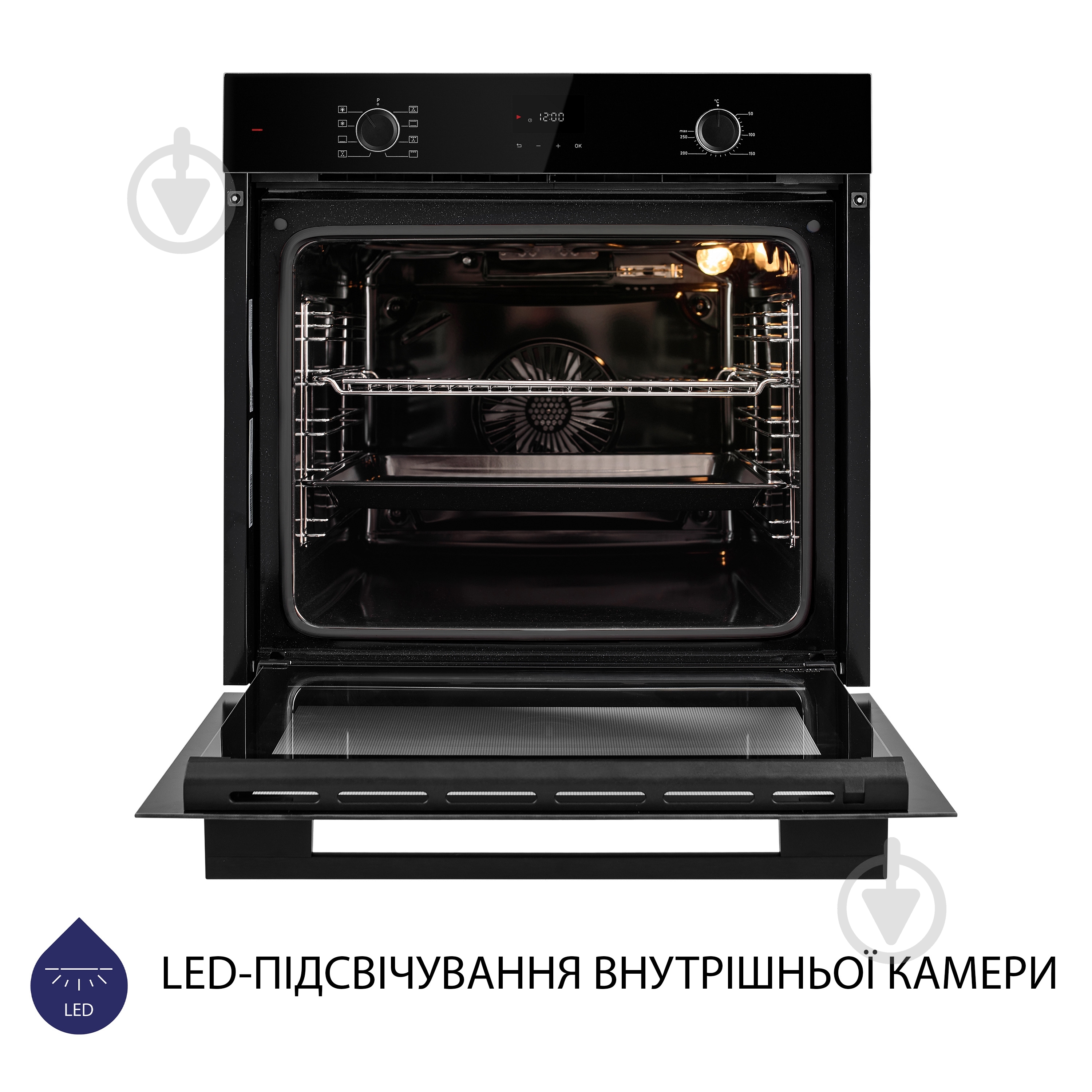 Духовой шкаф Minola EOD 6814 BL электрический - фото 6