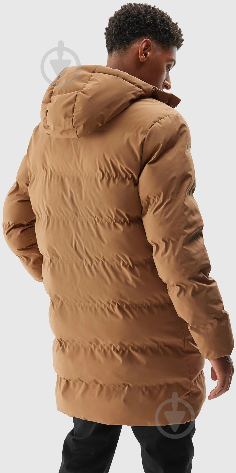 Пуховик мужской 4F DOWN JACKET M246 4FAW23TDJAM246-82S р.3XL бежевый - фото 3