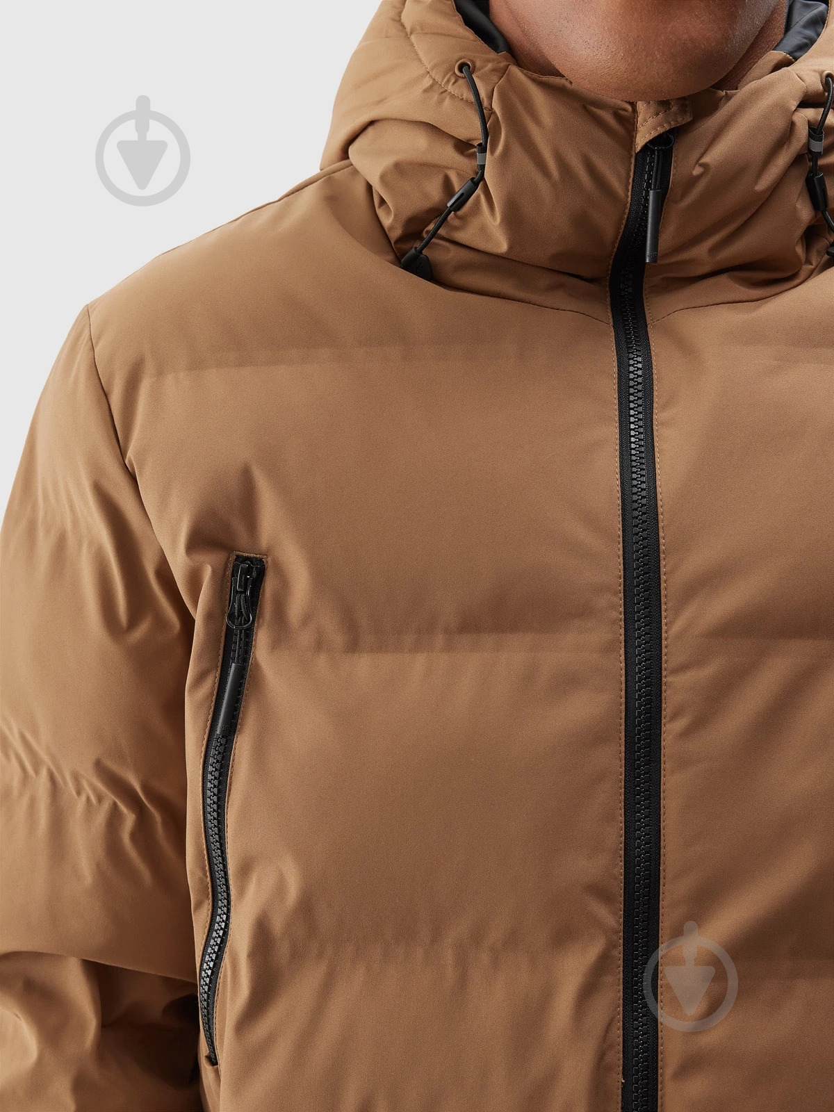 Пуховик мужской 4F DOWN JACKET M246 4FAW23TDJAM246-82S р.3XL бежевый - фото 6