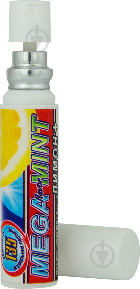 Освежитель для полости рта Mega Mint Лимон 10 мл - фото 1 Освежитель для полости рта Mega Mint Лимон 10 мл - фото 1