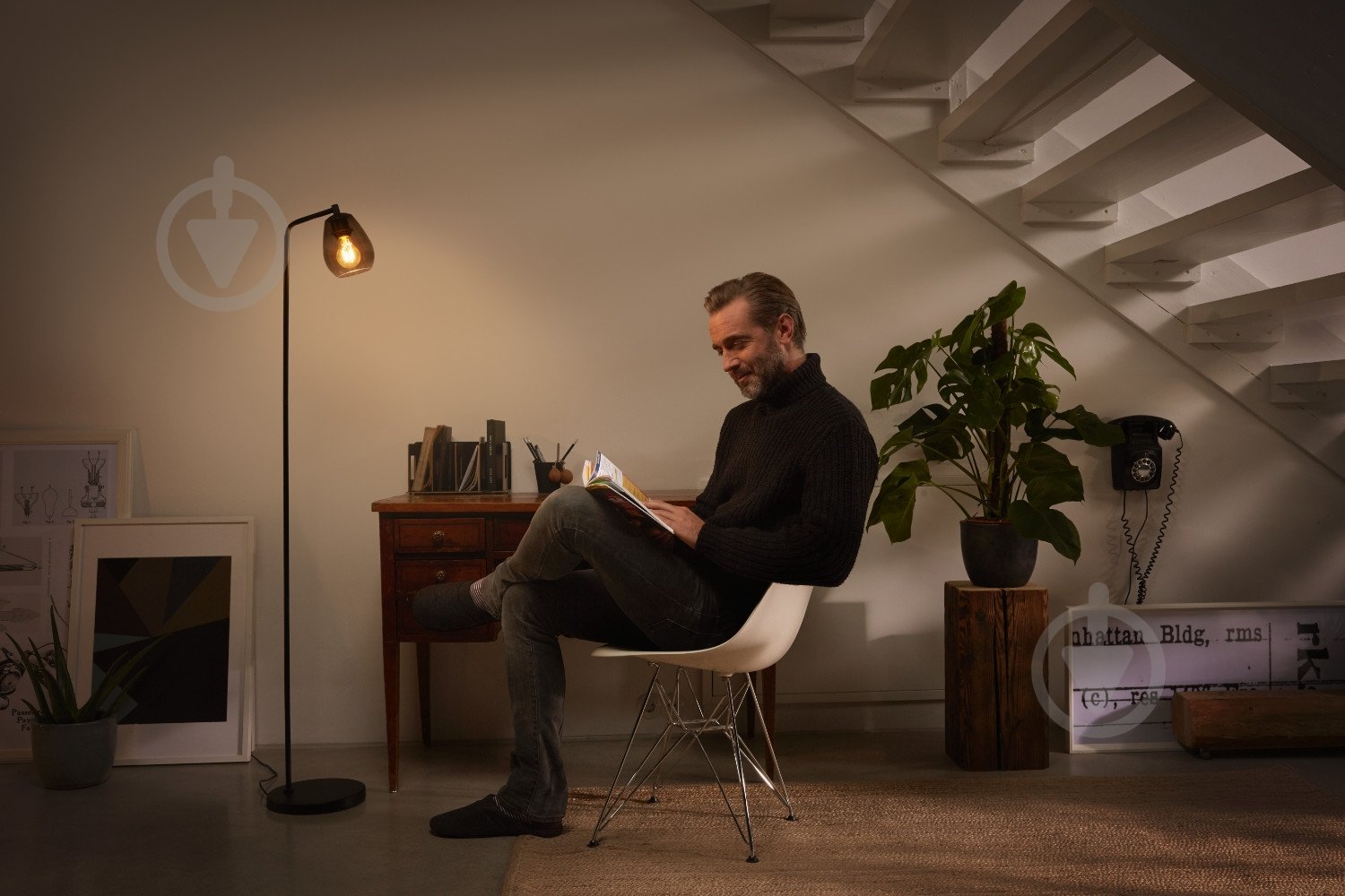 Торшер Ledvance Globe Floor 60 Вт E27 дымчатый - фото 4 Торшер Ledvance Globe Floor 60 Вт E27 дымчатый - фото 4