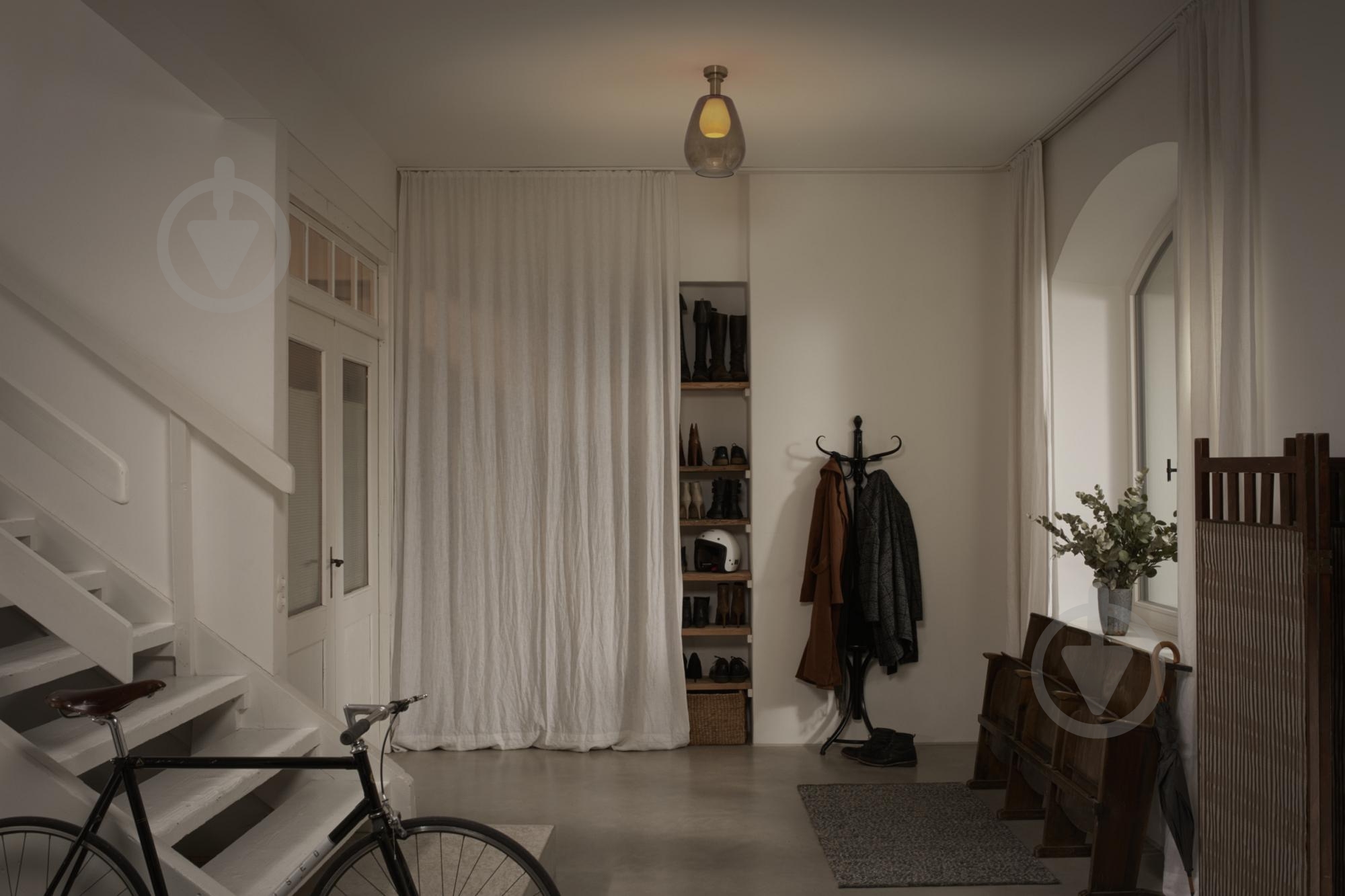 Светильник Ledvance Cone Plafonier 1x60 Вт E27 серый дымчатый - фото 4