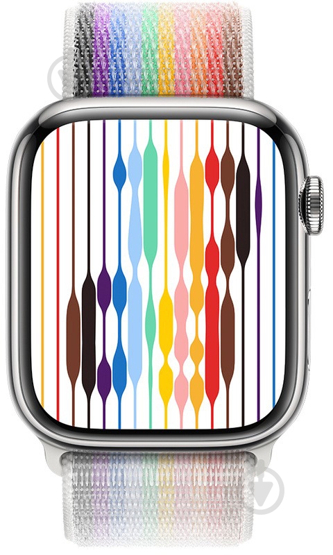 Ремінець Apple 41mm Pride Edition Sport Loop (MU9P3ZM/A) - фото 3 Ремінець Apple 41mm Pride Edition Sport Loop (MU9P3ZM/A) - фото 3