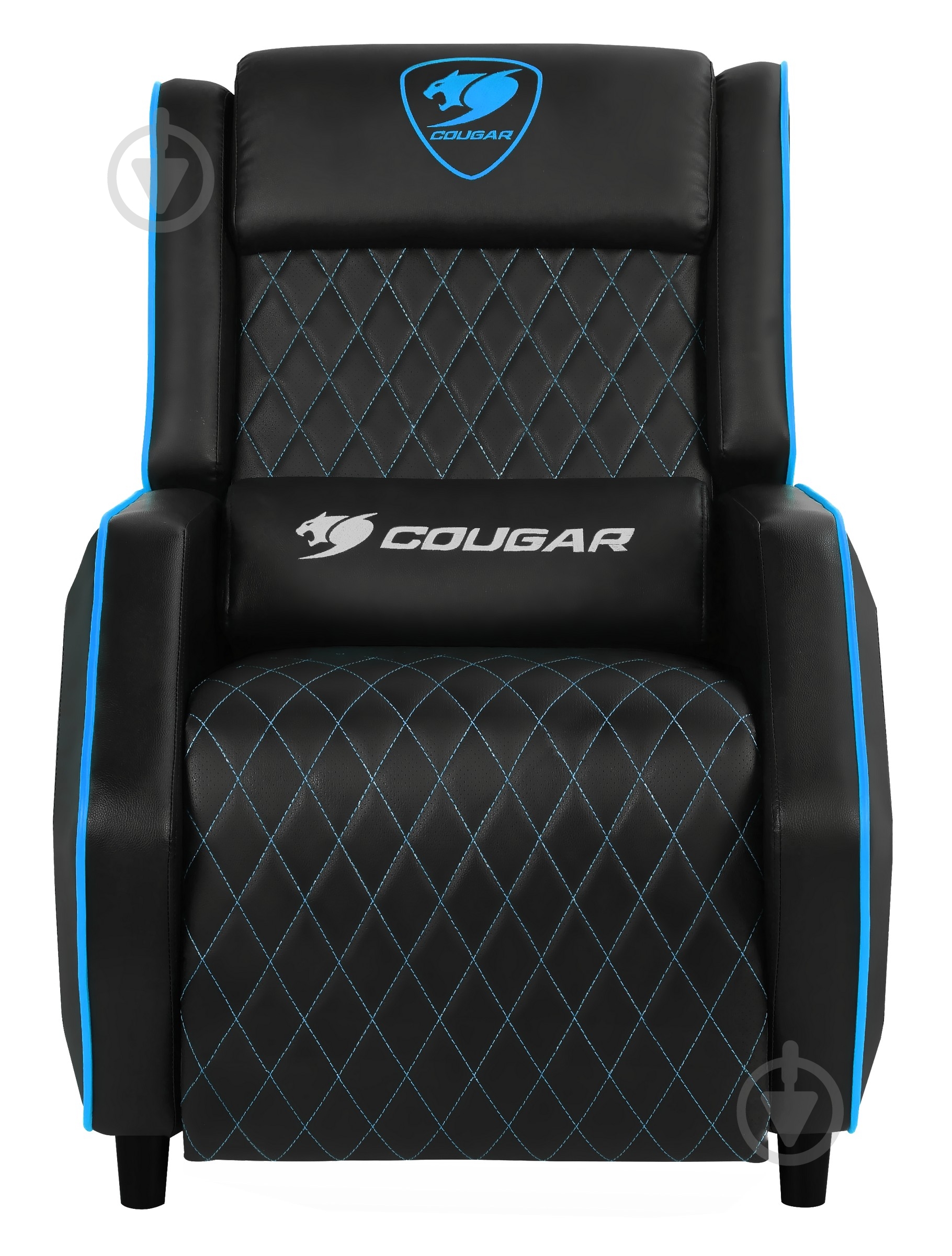 Кресло Cougar игровое софа RANGER PS черно-синий - фото 1