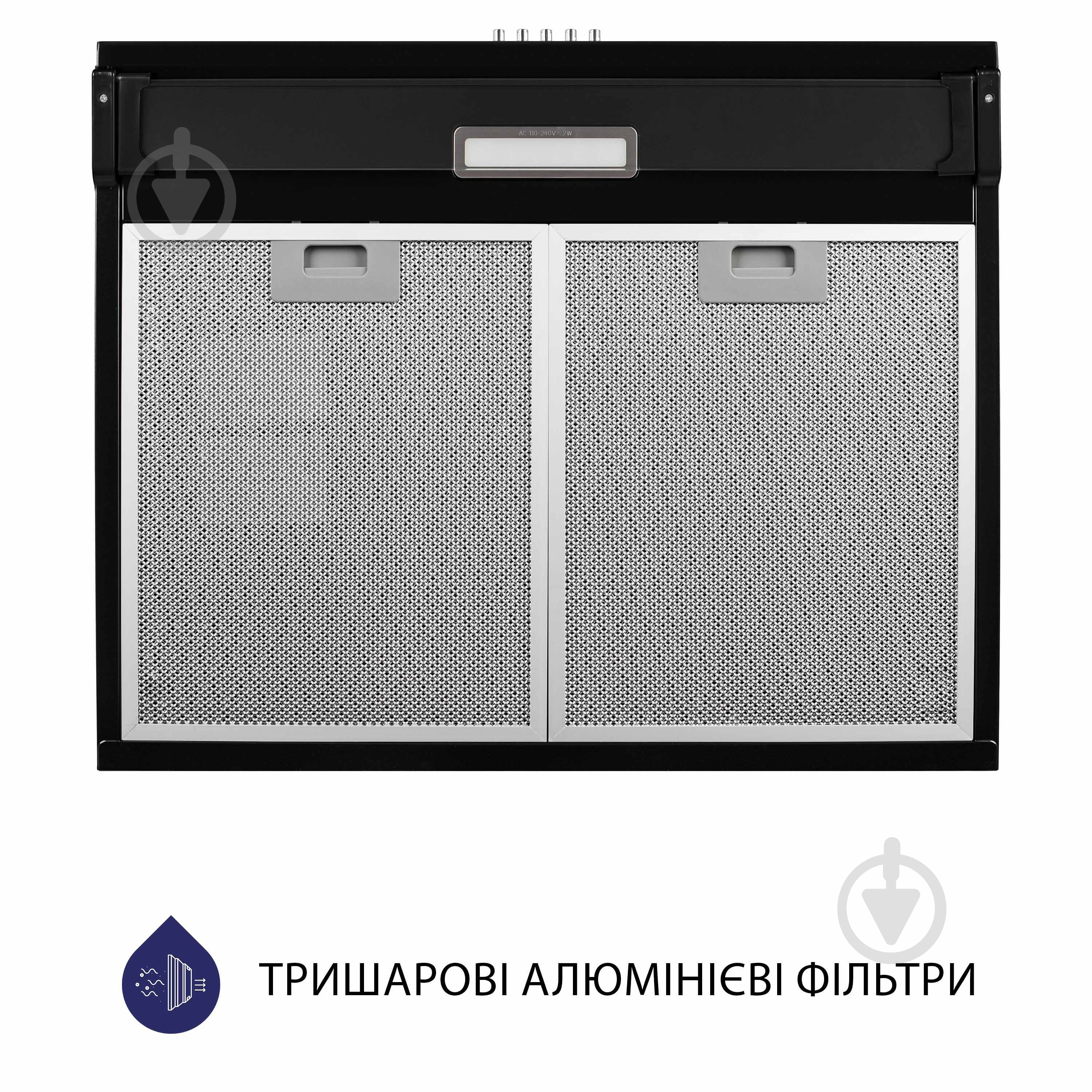 Вытяжка Minola HPL 617 BL плоская - фото 7
