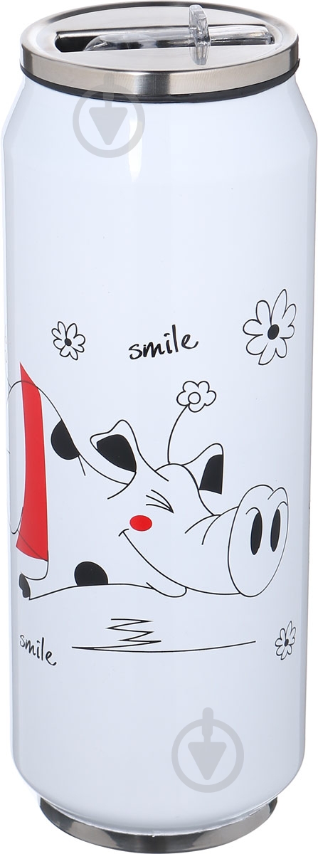 Термобанка Flamberg Smiling Pig 500 мл - фото 1