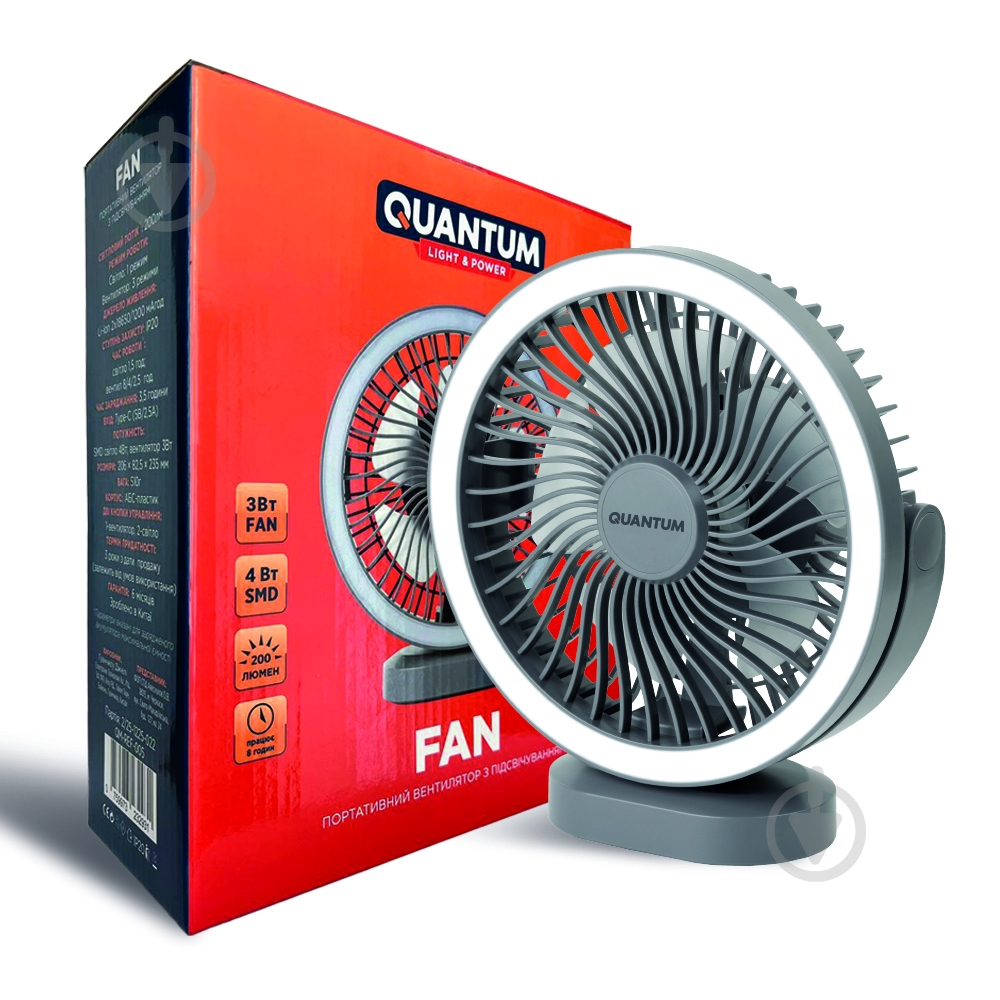 USB-вентилятор Quantum QM-REF-005 FAN 2х (3.7V 1200mAh) - фото 5 USB-вентилятор Quantum QM-REF-005 FAN 2х (3.7V 1200mAh) - фото 5