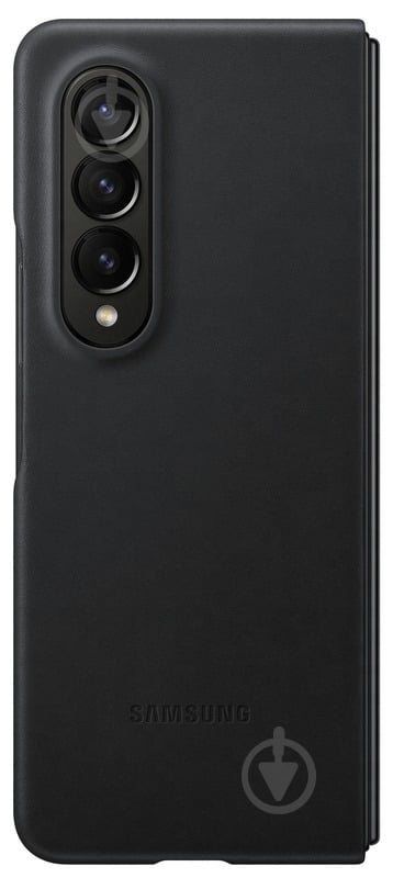 Чохол-накладка Samsung Fold 4 Leather Cover Black (EF-VF936LBEGUA) - фото 7