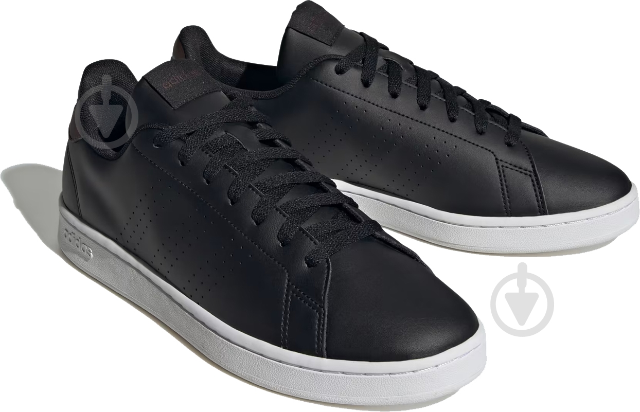 Кроссовки мужские демисезонные Adidas ADVANTAGE ID9630 р.42 2/3 черные - фото 3