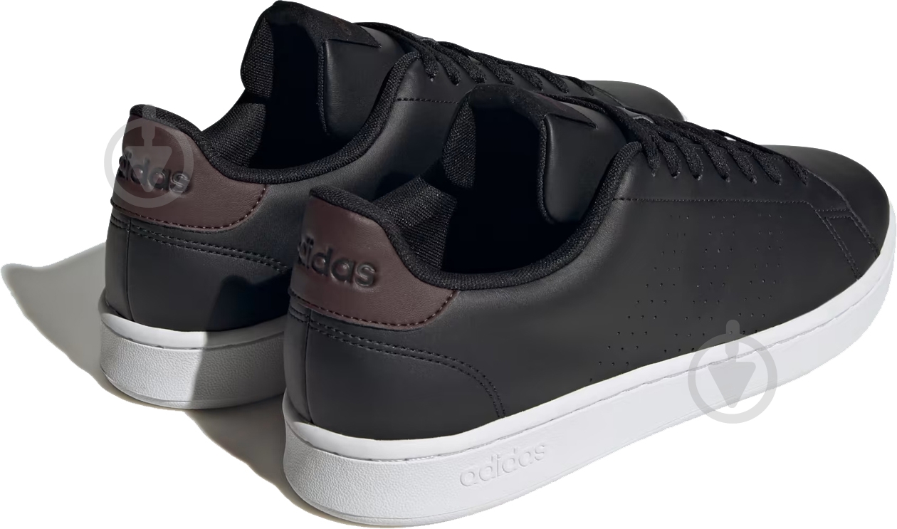 Кроссовки мужские демисезонные Adidas ADVANTAGE ID9630 р.42 2/3 черные - фото 4