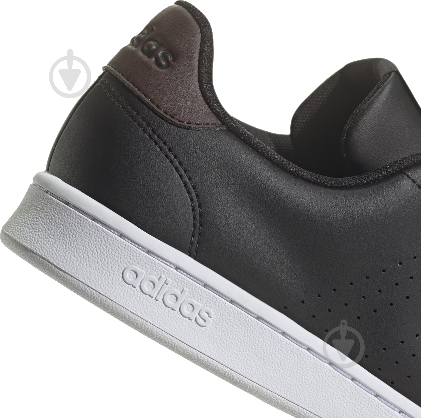 Кроссовки мужские демисезонные Adidas ADVANTAGE ID9630 р.42 2/3 черные - фото 7