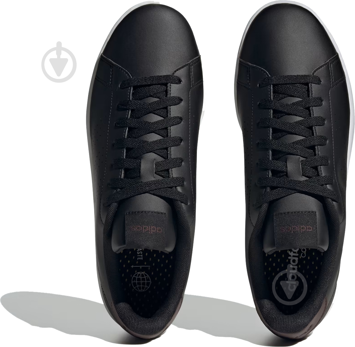 Кроссовки мужские демисезонные Adidas ADVANTAGE ID9630 р.42 2/3 черные - фото 8