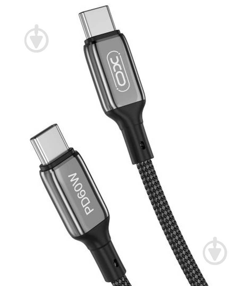 Кабель Xo USB C- Lightning NB-Q180A 20W 1 м black - фото 1 Кабель Xo USB C- Lightning NB-Q180A 20W 1 м black - фото 1
