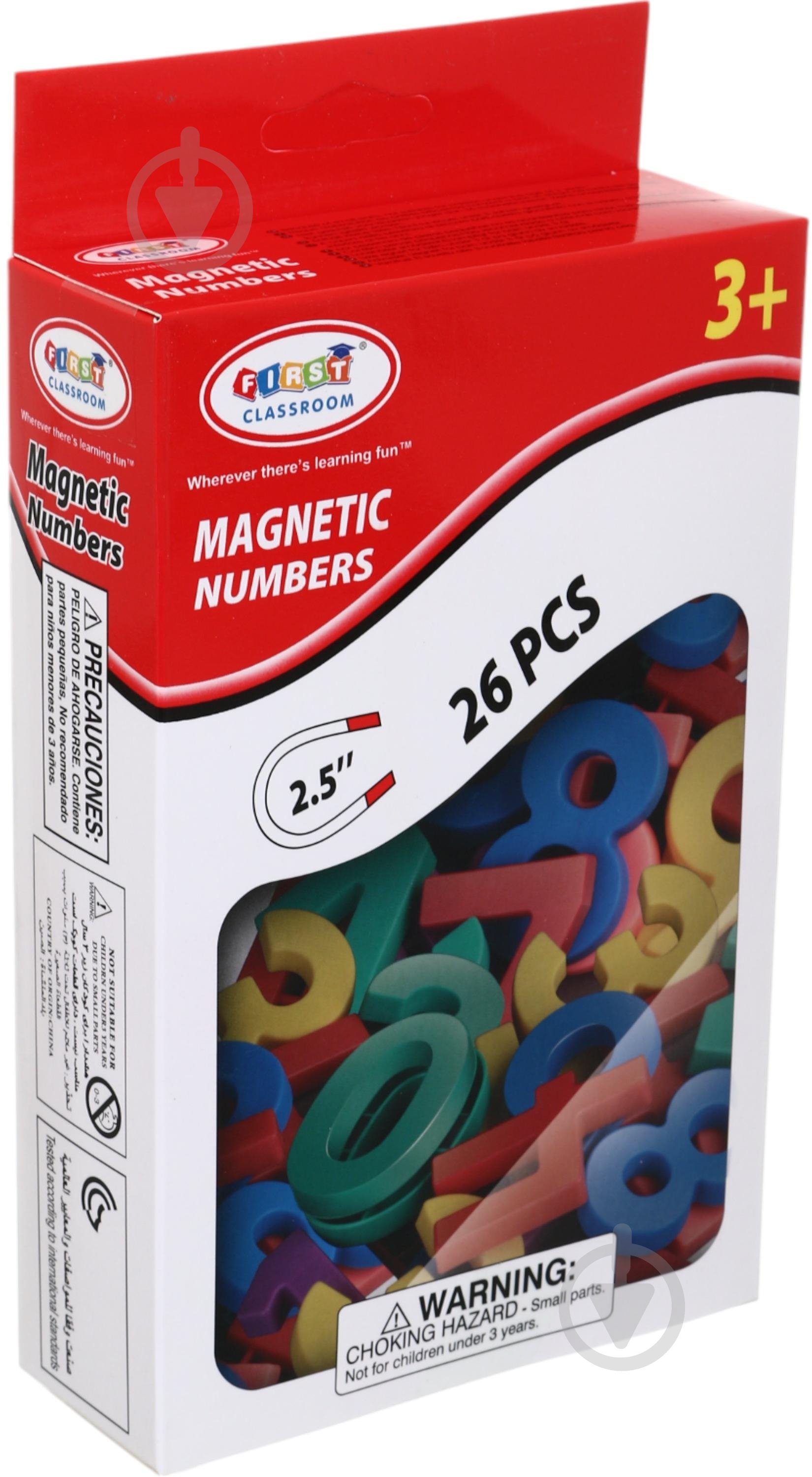 Игровой набор First Classroom Магнитные цифры 26 шт. MX0032545 - фото 1