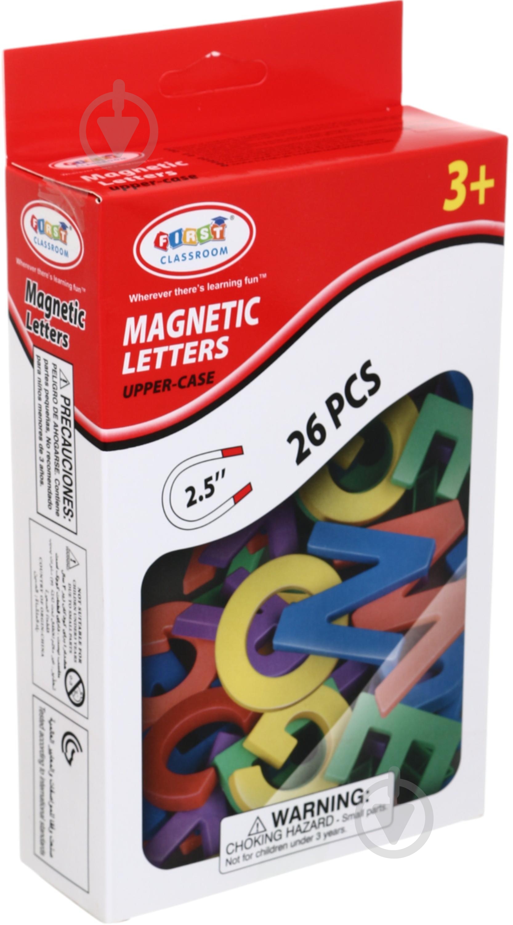 Игровой набор First Classroom Магнитные буквы 26 шт. MX0032543 - фото 1 Игровой набор First Classroom Магнитные буквы 26 шт. MX0032543 - фото 1